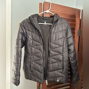 Spyder Women’s Black Puffer Jacket. Size Small. EUC